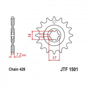 JT Звезда цепного привода JTF1501.14
