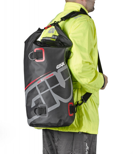 GIVI Сумка для мотоцикла водонепроницаемая GREY RED 30 л.