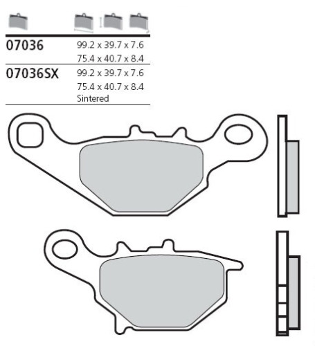 BREMBO Тормозные колодки