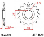 JT Звезда цепного привода JTF1579.15