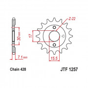 JT Звезда цепного привода JTF1257.15