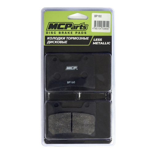 MCP Тормозные колодки аналог FA160 (LESS METALLIC)