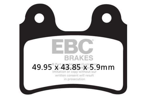 EBC Тормозные колодки карбон