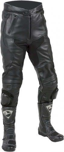 LOOKWELL Мотобрюки кожаные STREET VENTED