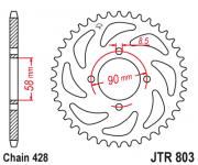 JT Звезда цепного привода JTR803.45