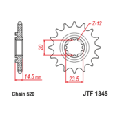 JT Звезда цепного привода JTF1345.13RB