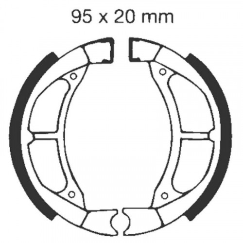 EBC Тормозные колодки барабанный тормоз