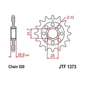 JT Звезда цепного привода JTF1373.17