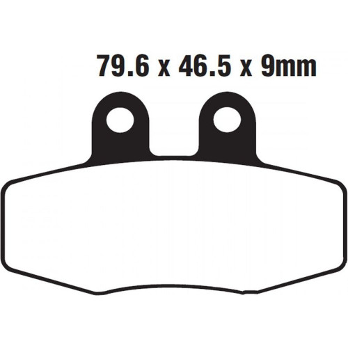 EBC Тормозные колодки синтетические для квадроциклов