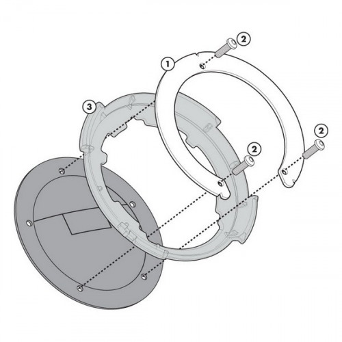GIVI Крепеж TANKLOCK сумки на бак мотоцикла Benelli/MV Agusta/Yam