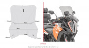 GIVI Стекло ветровое KTM 1290 Super Adventure R/S (17-18)