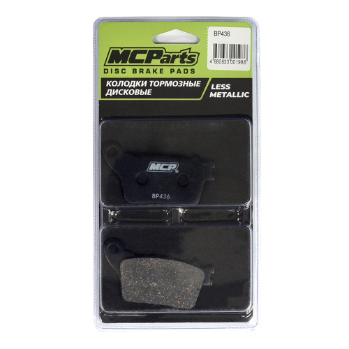 MCP Тормозные колодки аналог FA436 (LESS METALLIC)