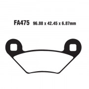 EBC Тормозные колодки синтетические для квадроциклов