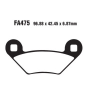 EBC Тормозные колодки синтетические для квадроциклов