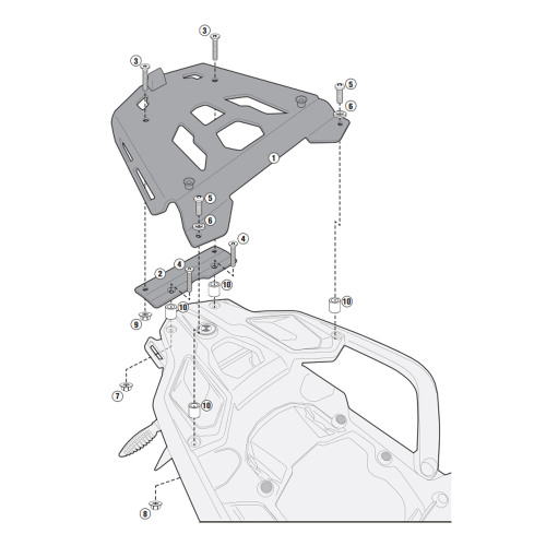 GIVI Крепеж центрального кофра BMW R 1200 GS (13-18)