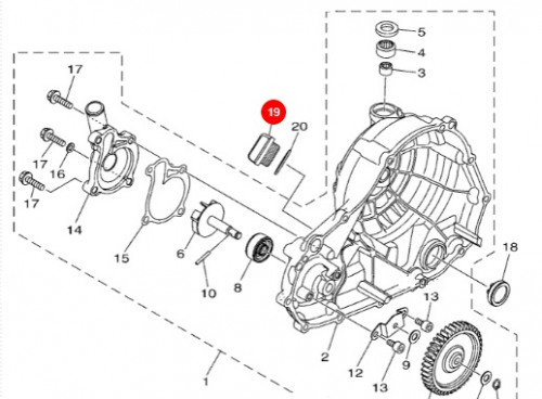 YAMAHA Пробка заливки масла
