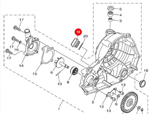 YAMAHA Пробка заливки масла