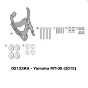 GIVI Крепеж ветрового стекла 2122DT Yamaha MT-09 Tracer (15-17)