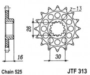 JT Звезда цепного привода JTF313.16