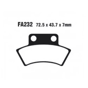 EBC Тормозные колодки синтетические для квадроциклов