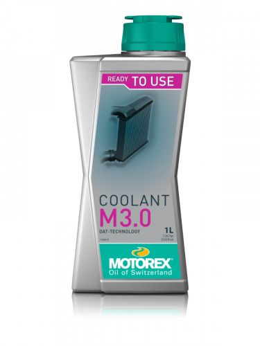 MOTOREX Антифриз COOLANT M3.0 READY TO USE, 1 (л)