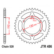 JT Звезда цепного привода JTR486.46