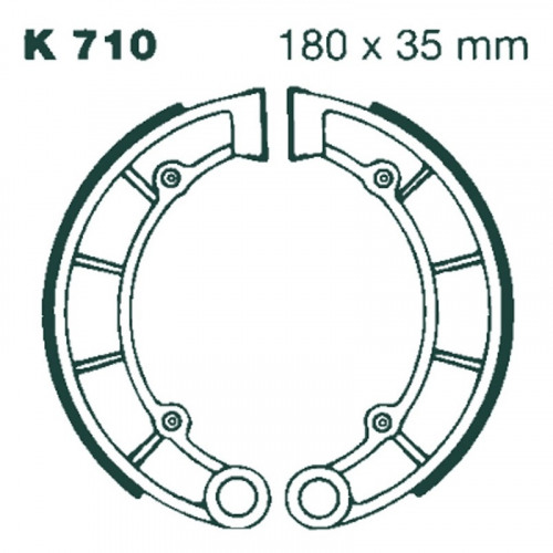 EBC Тормозные колодки барабанный тормоз