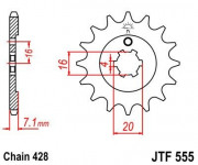 JT Звезда цепного привода JTF555.14