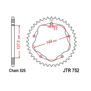 JT Звезда цепного привода JTR752.45