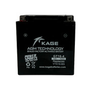 KAGE Аккумулятор YTX16-BS