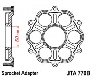 JT Звезда цепного привода JTA770B