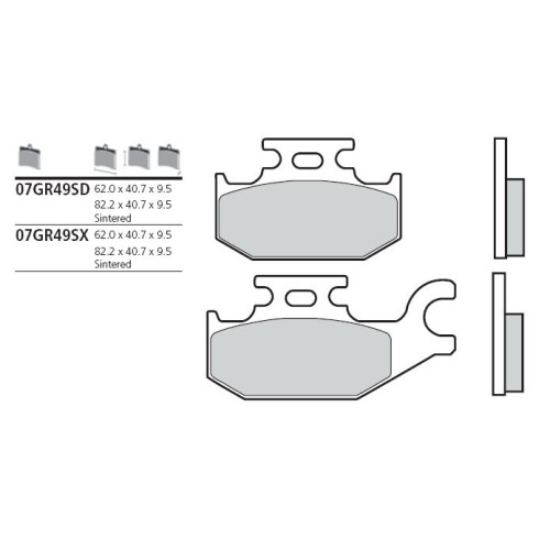 BREMBO Тормозные колодки