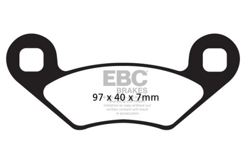 EBC Тормозные колодки синтетические для квадроциклов