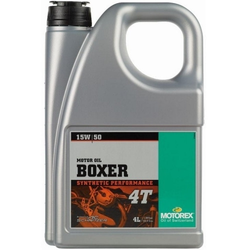 MOTOREX Масло моторное BOXER 4T SAE 15W/50 4 л