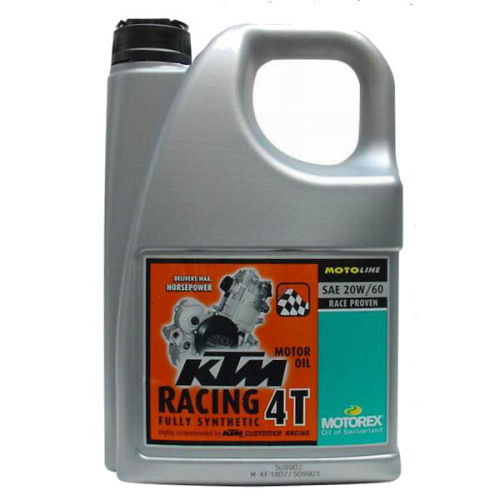 MOTOREX Масло моторное KTM RACING  4T 20W/60 4л синтетика