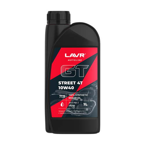 Моторное масло GT STREET 4T 10W40 SM,1 л