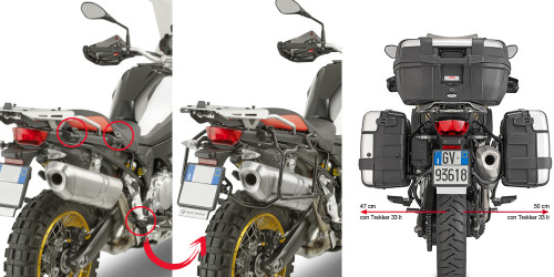 GIVI Крепеж боковых кофров BMW F750GS, F850GS / Adventure (18-20)