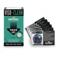 Бинарные салфетки Visio-clean для очистки визора мотошлема