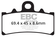 EBC Тормозные колодки органические