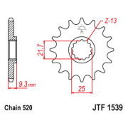 JT Звезда цепного привода JTF1539.14