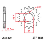 JT Звезда цепного привода JTF1595.16