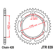 JT Звезда цепного привода JTR839.51