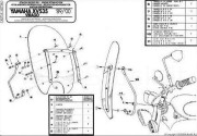 GIVI Крепеж ветрового стекла Yamaha XV400/535 Virago