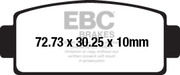EBC Тормозные колодки карбон