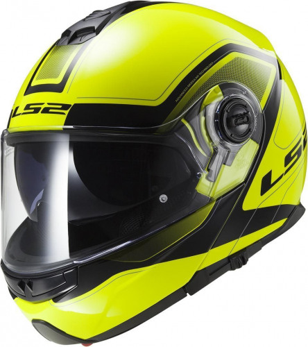 LS2 Мотошлем FF325 STROBE SNOW CIVIK