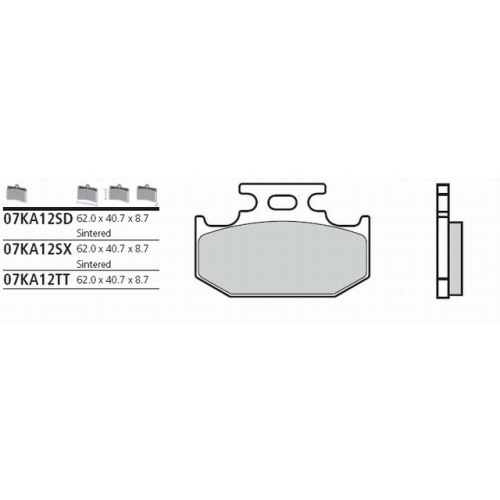 BREMBO Тормозные колодки