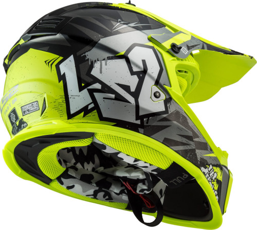 LS2 Мотошлем MX437 FAST CRUSHER