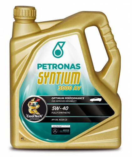 PETRONAS SYNTIUM 3000 AV 5w40 VW 502.00/505.00 (Cool Tech)  (4 л.)