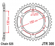 JT Звезда цепного привода JTR300.48ZBK