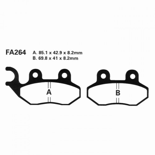 EBC Тормозные колодки органические